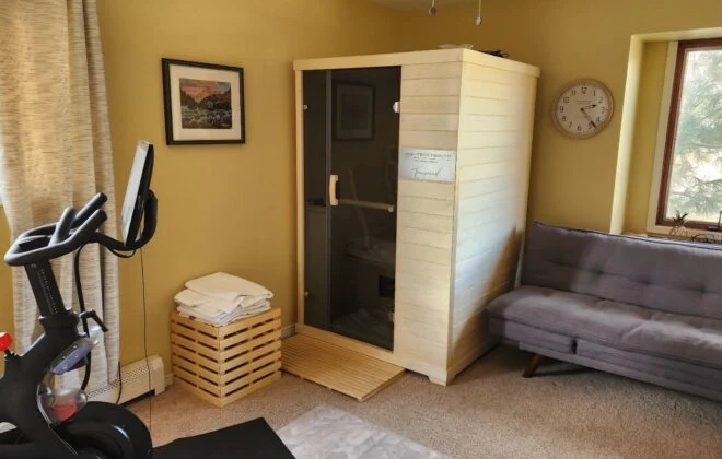 Transcend Smart Sauna in spare bedroom